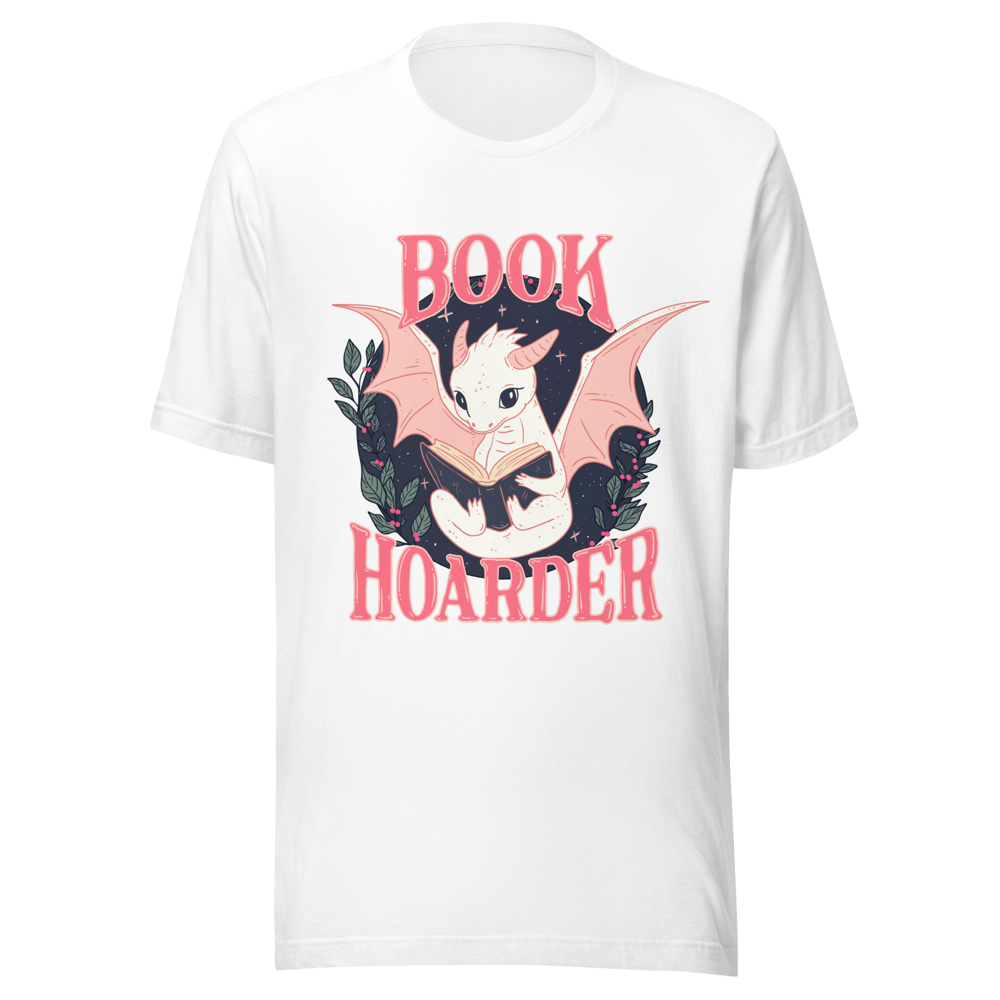 Book Hoarder Dragon T-Shirt - Jess.a.creates