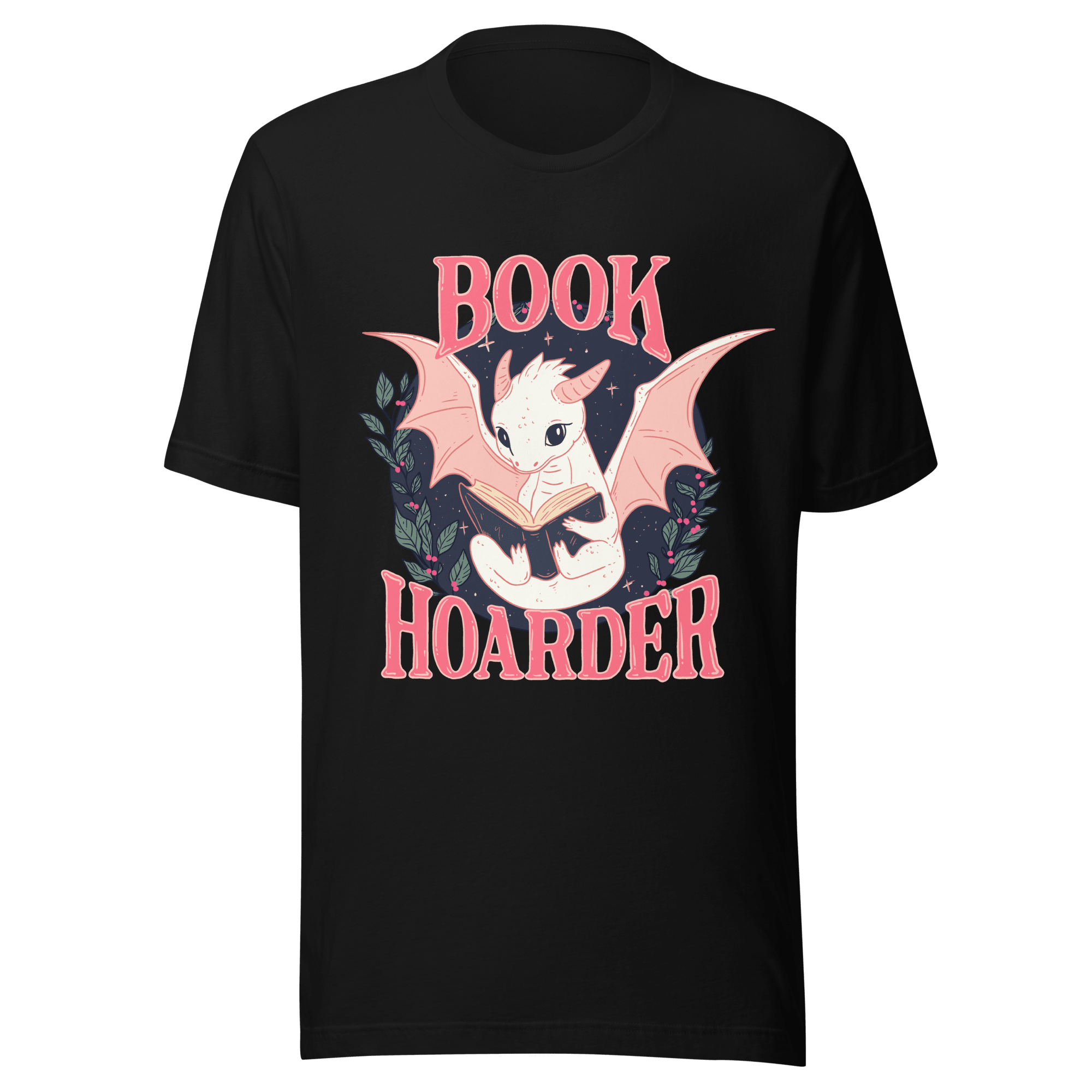 Book Hoarder Dragon T-Shirt - Jess.a.creates