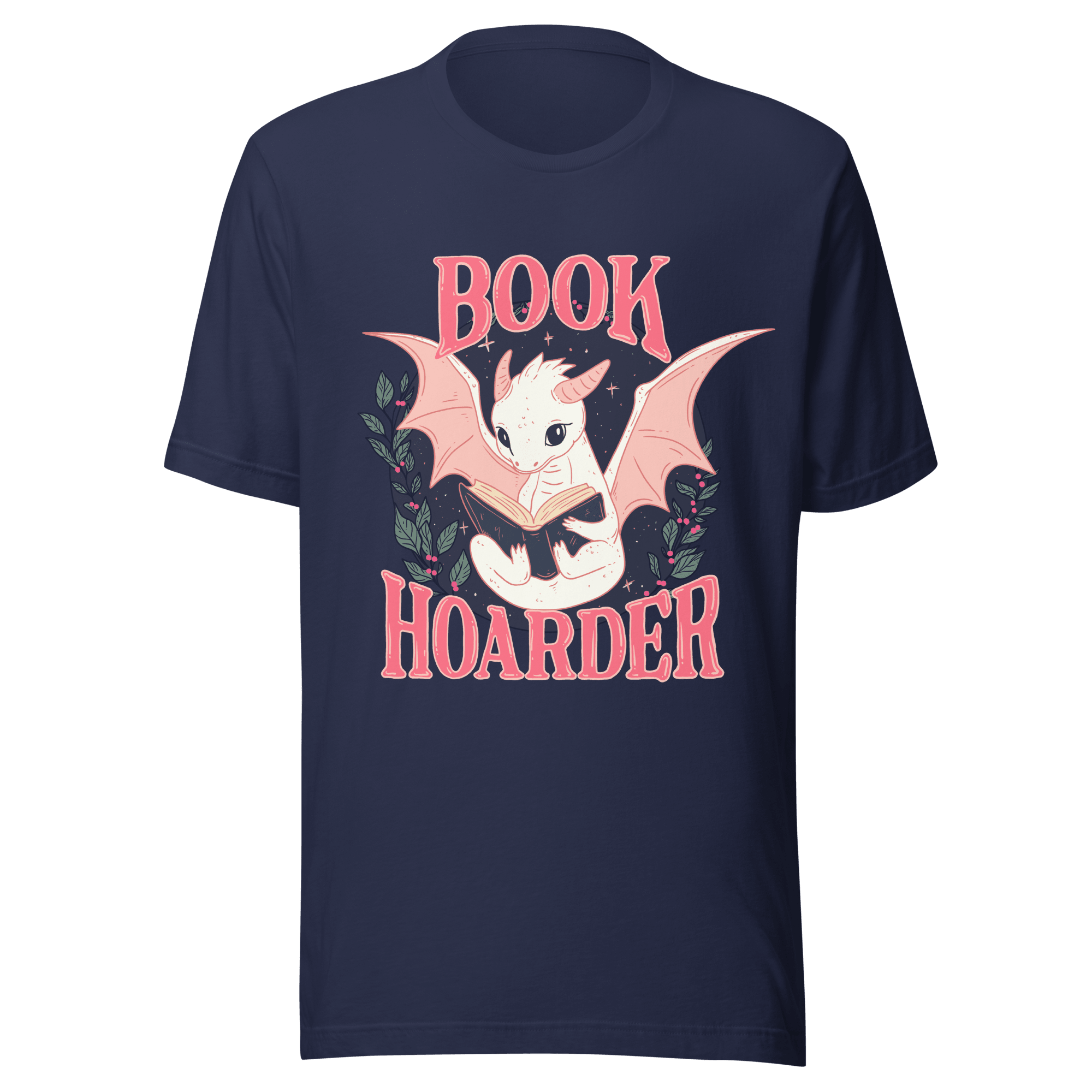Book Hoarder Dragon T-Shirt - Jess.a.creates