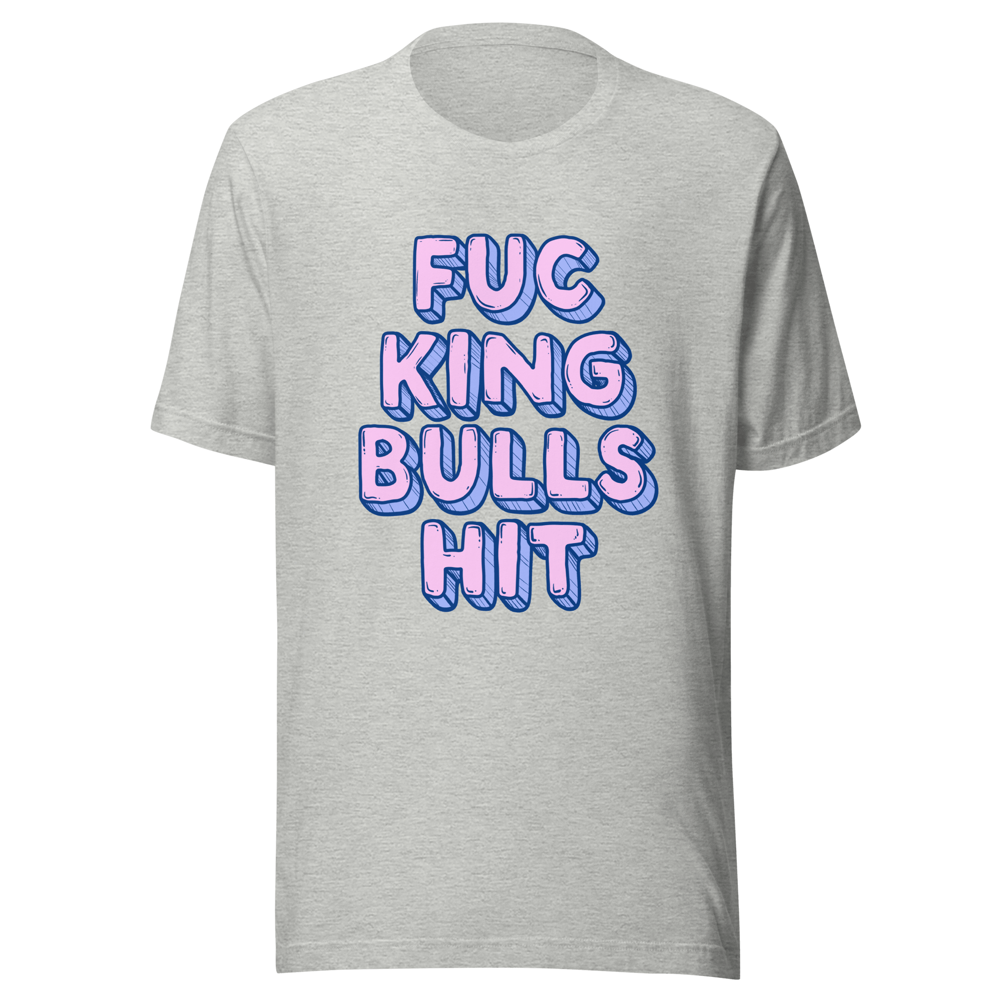 F*cking Bullsh*t Bold Retro Text Graphic T-Shirt - Jess.a.creates