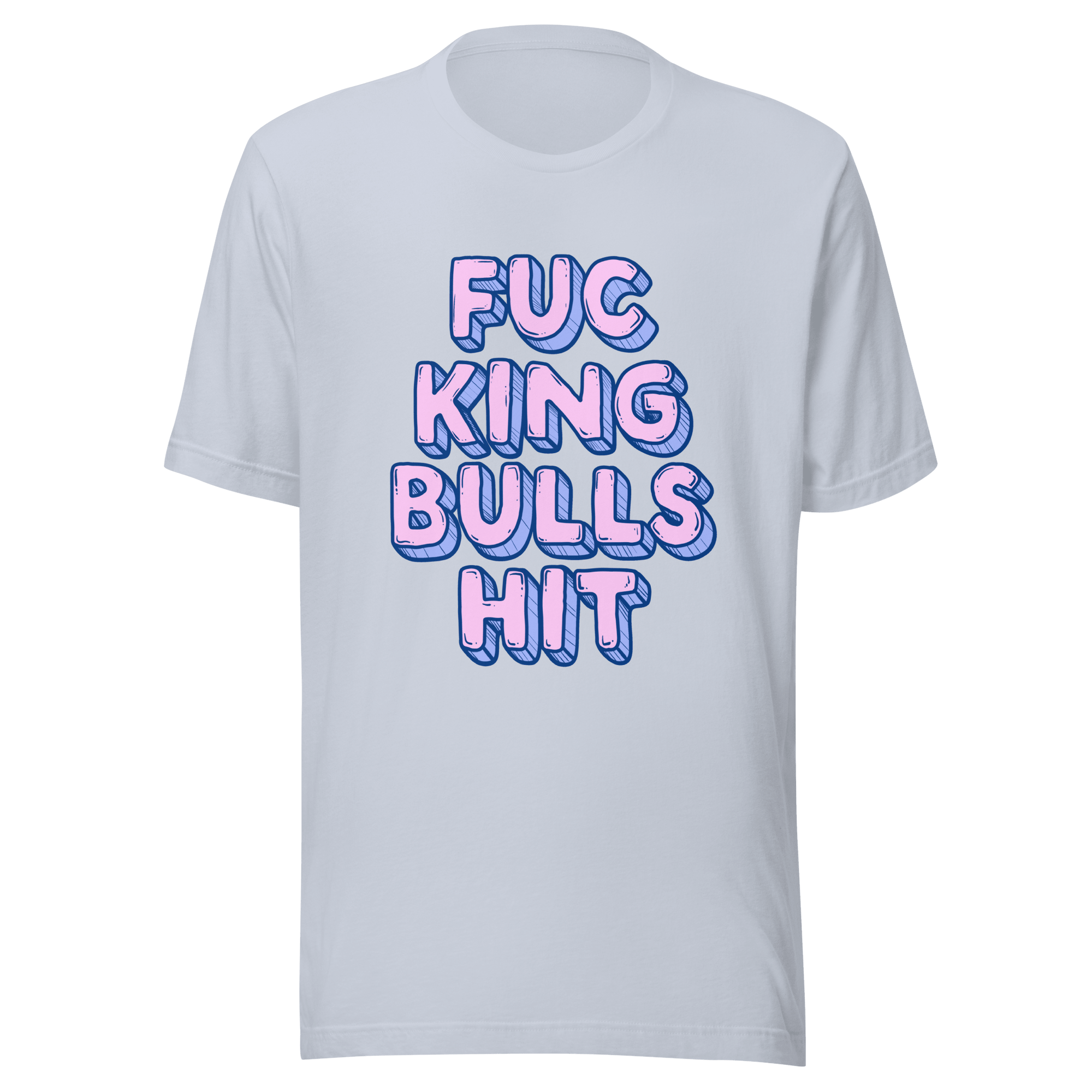 F*cking Bullsh*t Bold Retro Text Graphic T-Shirt - Jess.a.creates