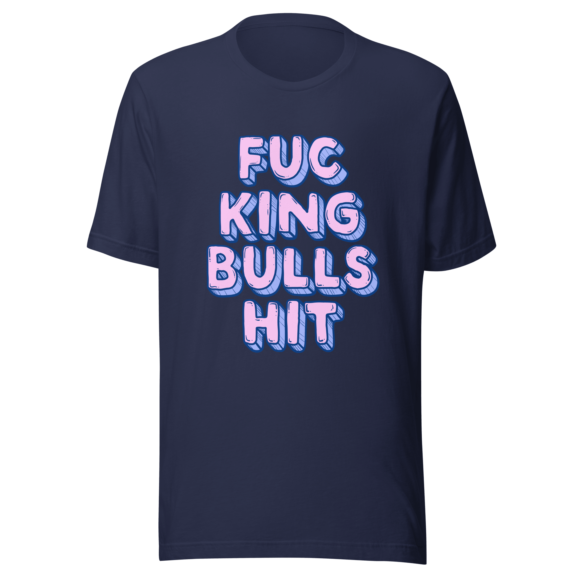 F*cking Bullsh*t Bold Retro Text Graphic T-Shirt - Jess.a.creates