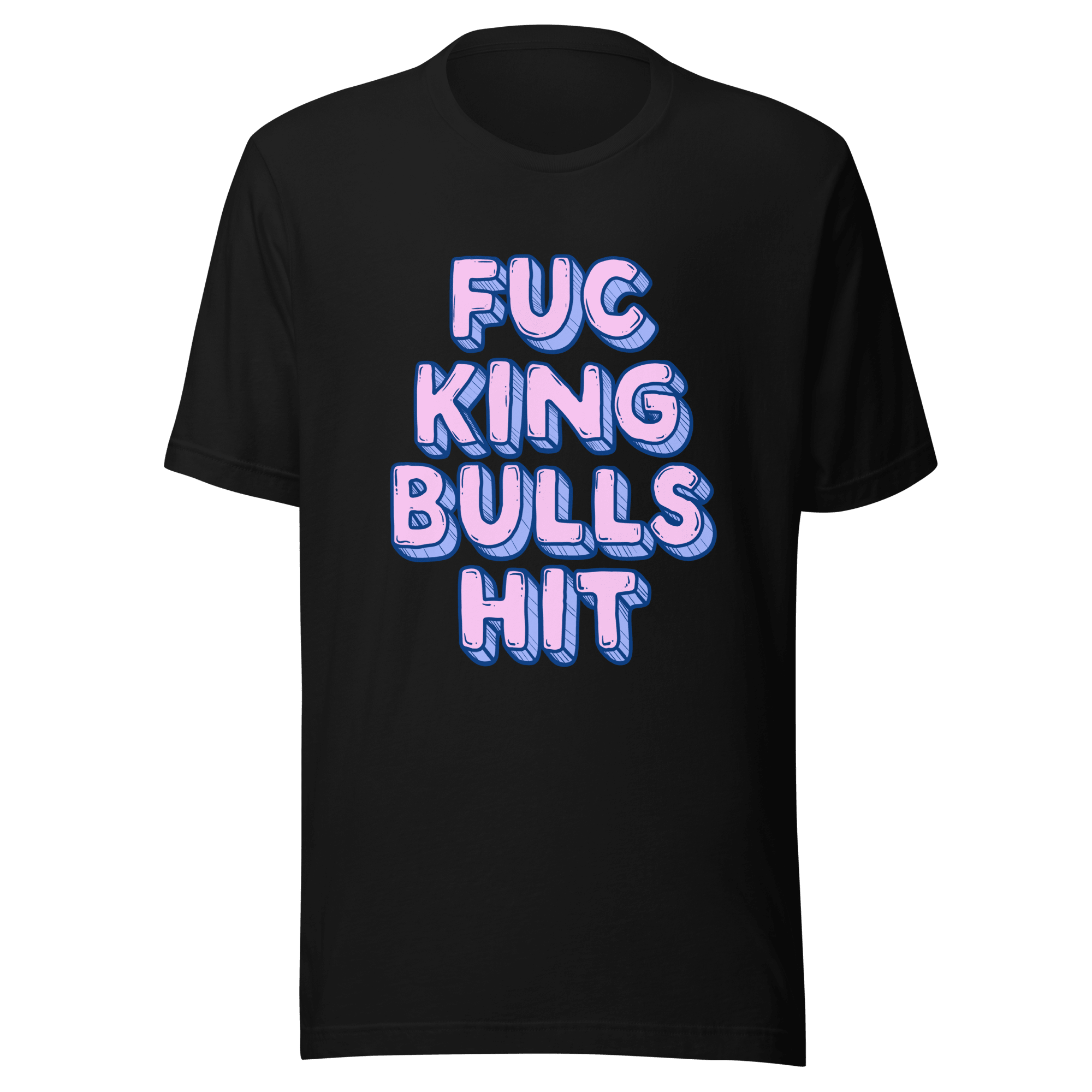 F*cking Bullsh*t Bold Retro Text Graphic T-Shirt - Jess.a.creates