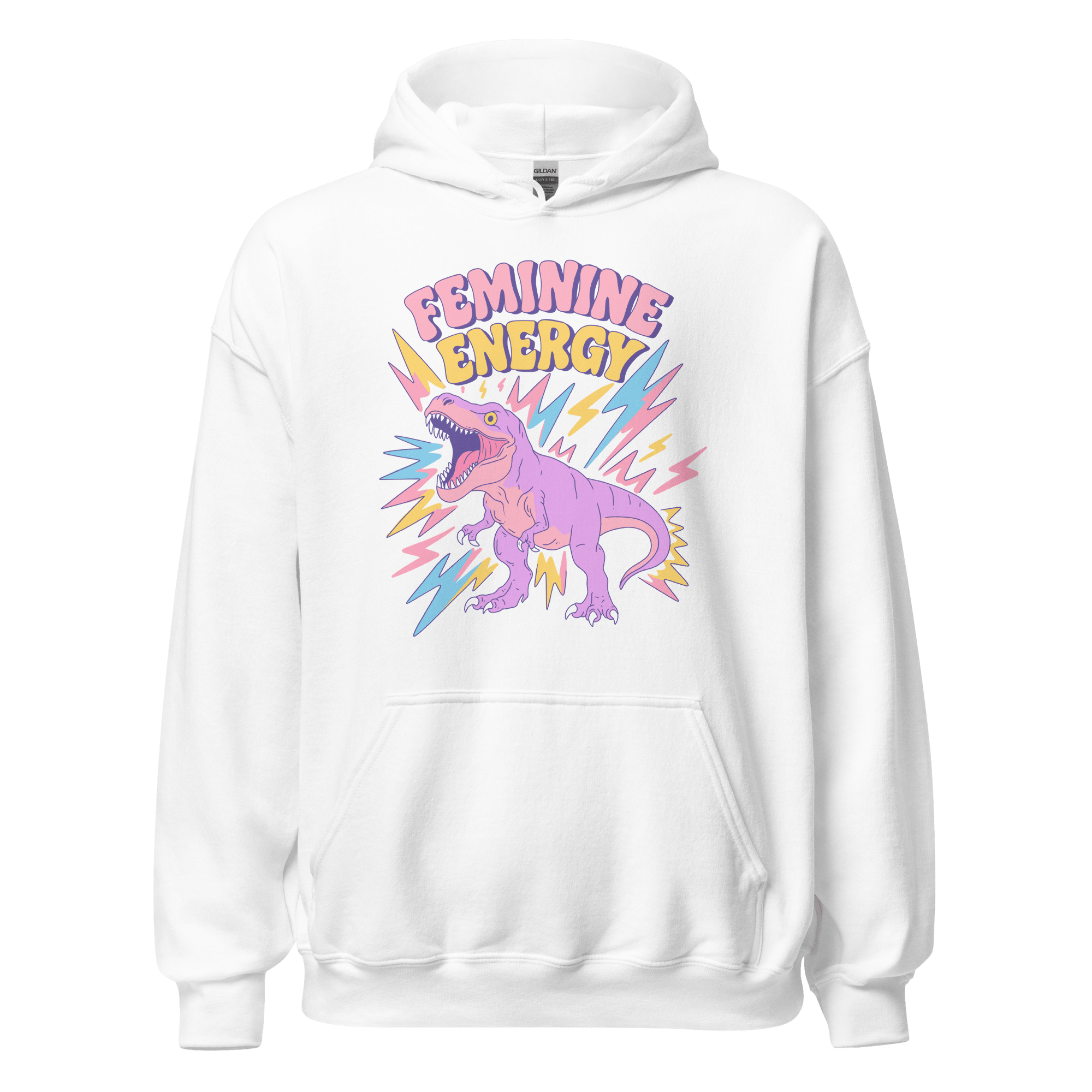 Feminine Energy T - Rex Hoodie - Jess.a.creates