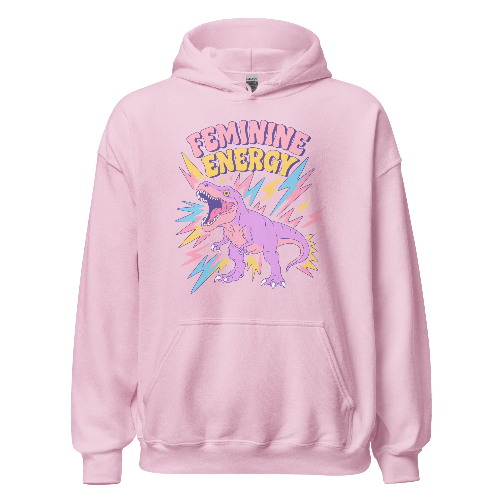 Feminine Energy T - Rex Hoodie - Jess.a.creates