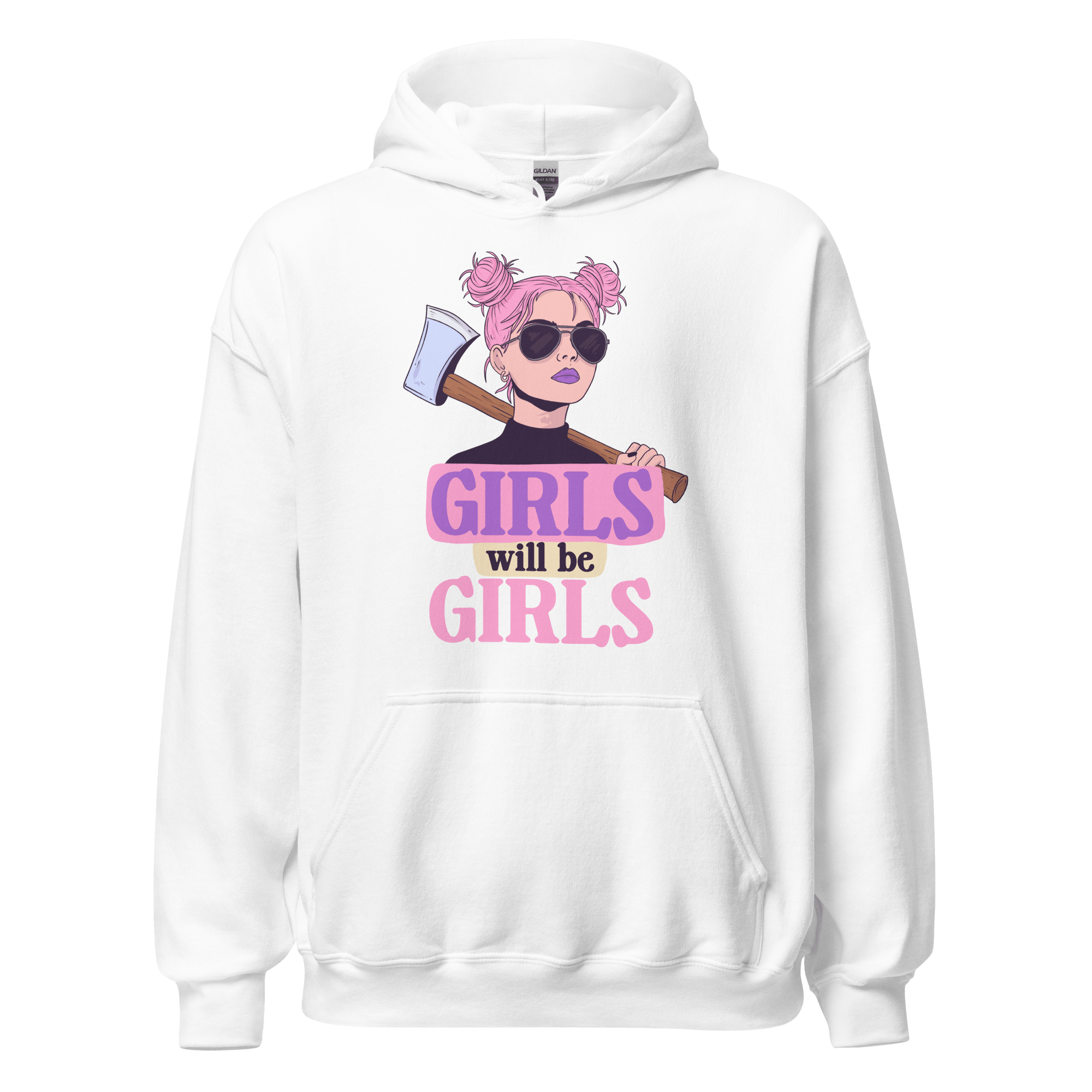 Girls Will Be Girls Hoodie - Jess.a.creates