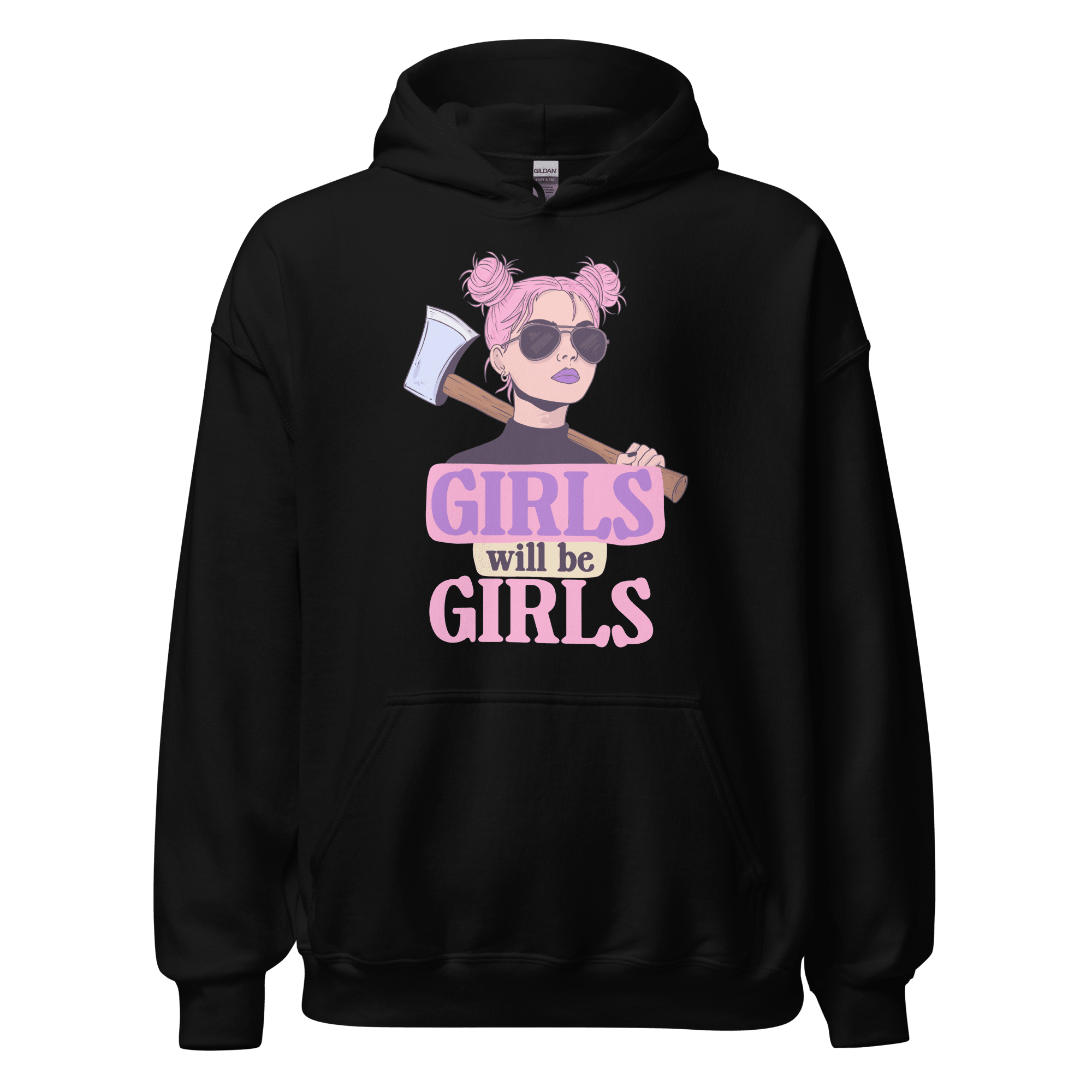 Girls Will Be Girls Hoodie - Jess.a.creates