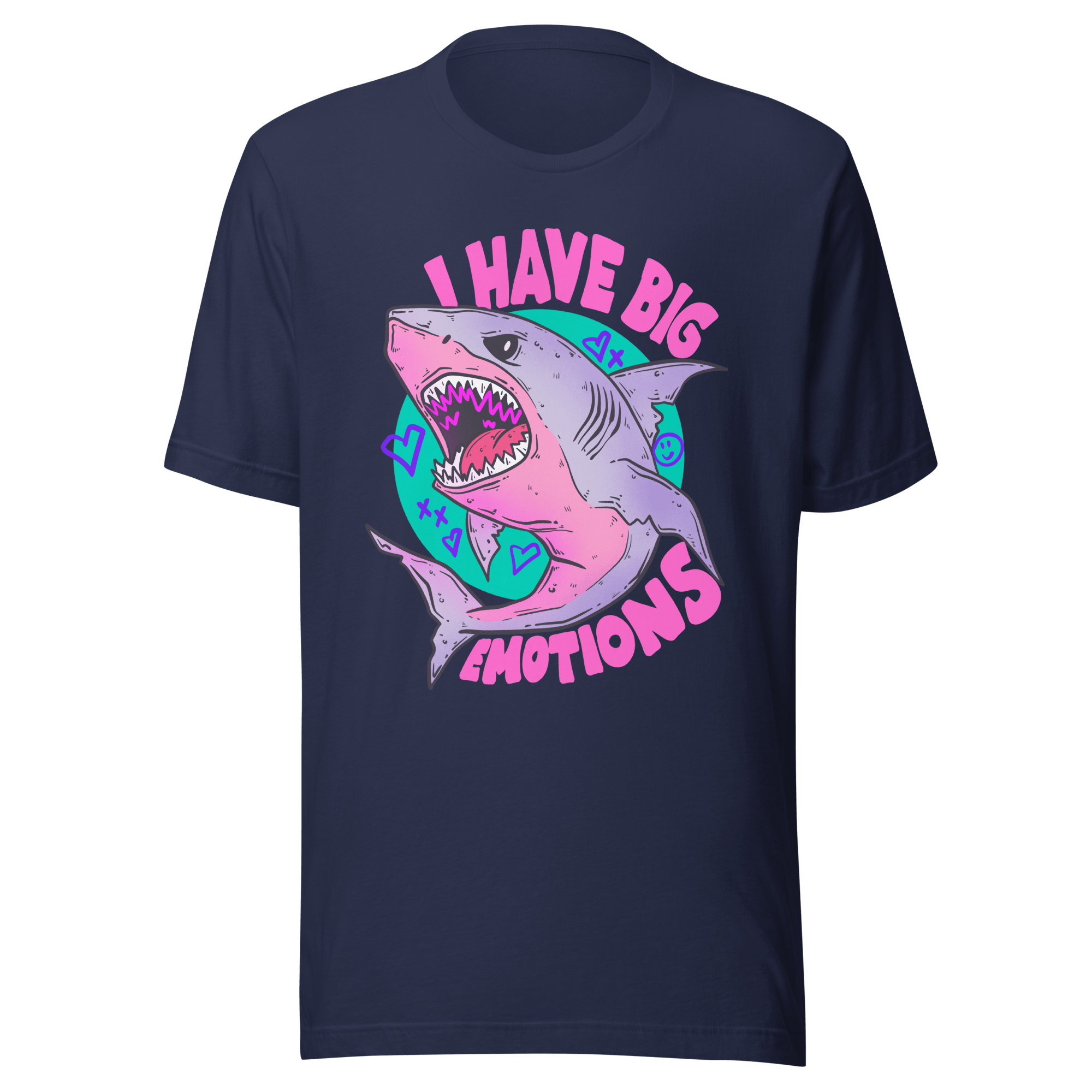I Have Big Emotions Shark T-Shirt - Jess.a.creates