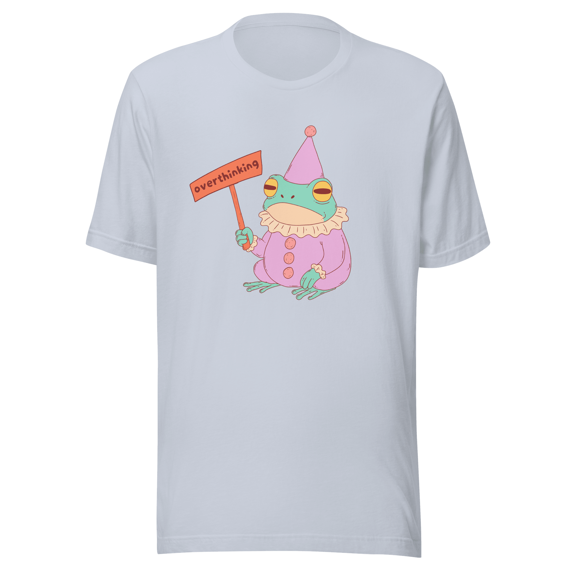 Overthinking Sad Frog Clown T-Shirt - Jess.a.creates