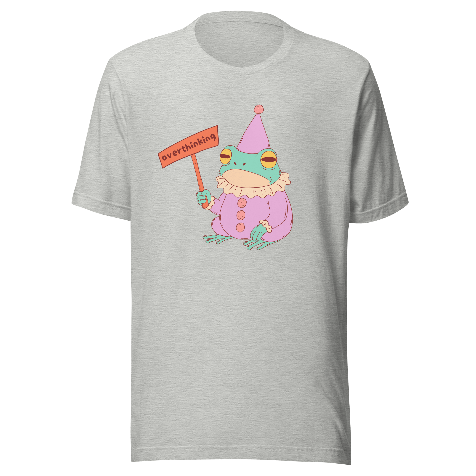 Overthinking Sad Frog Clown T-Shirt - Jess.a.creates