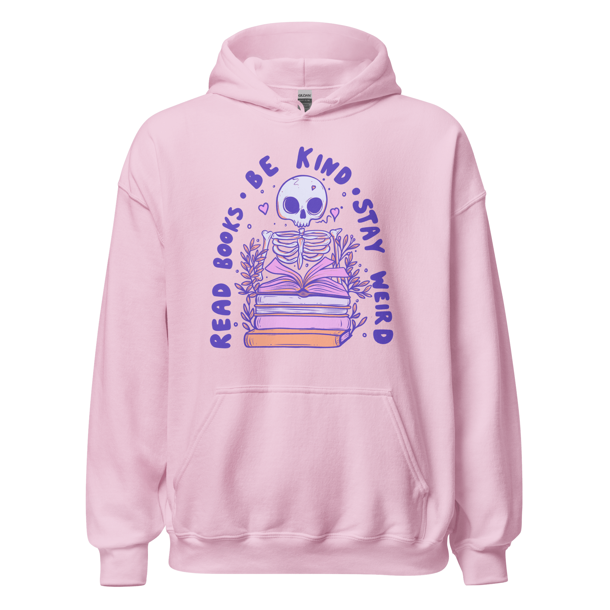 Read Books Be Kind Stay Weird Hoodie - Jess.a.creates