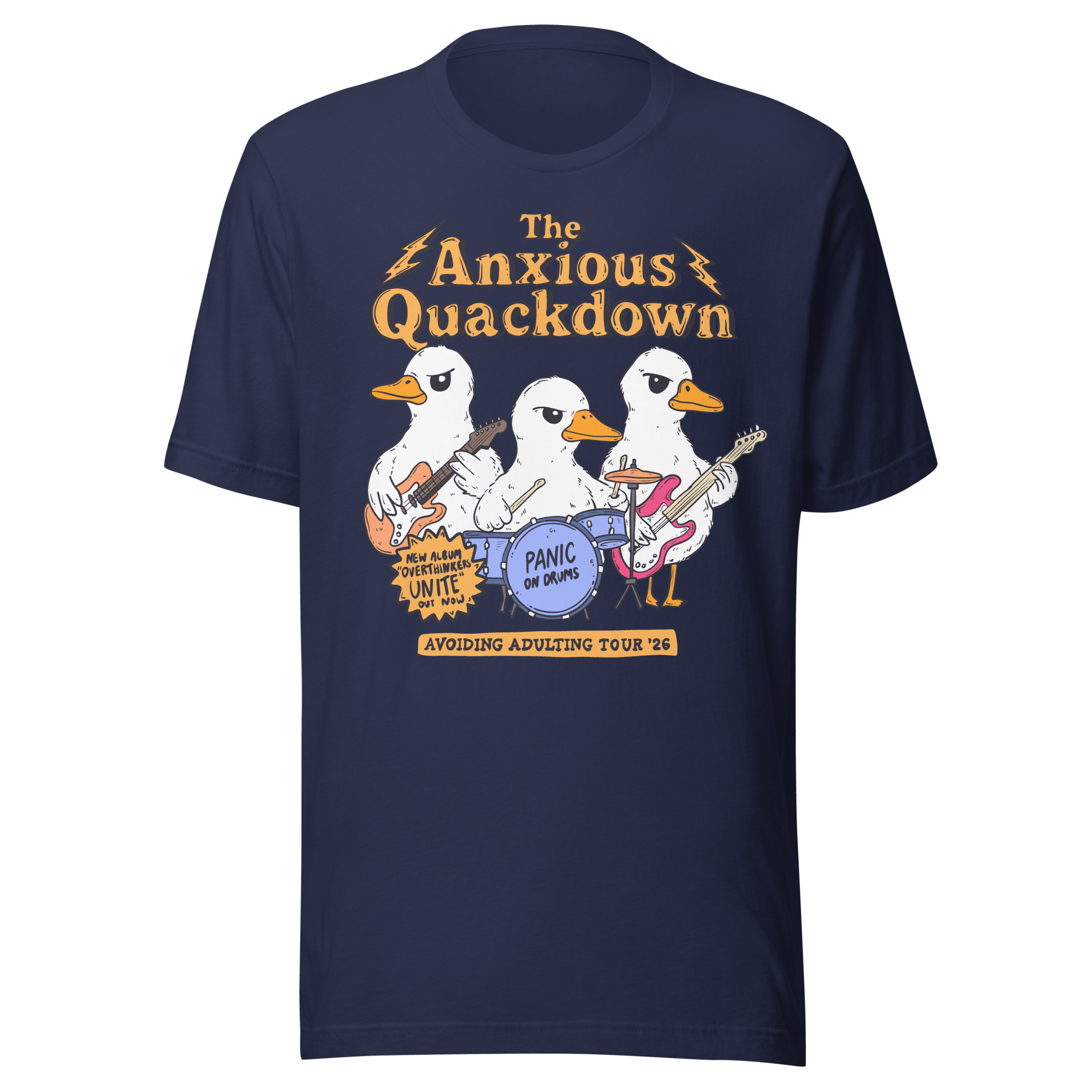 The Anxious Quackdown Band Tee - Jess.a.creates