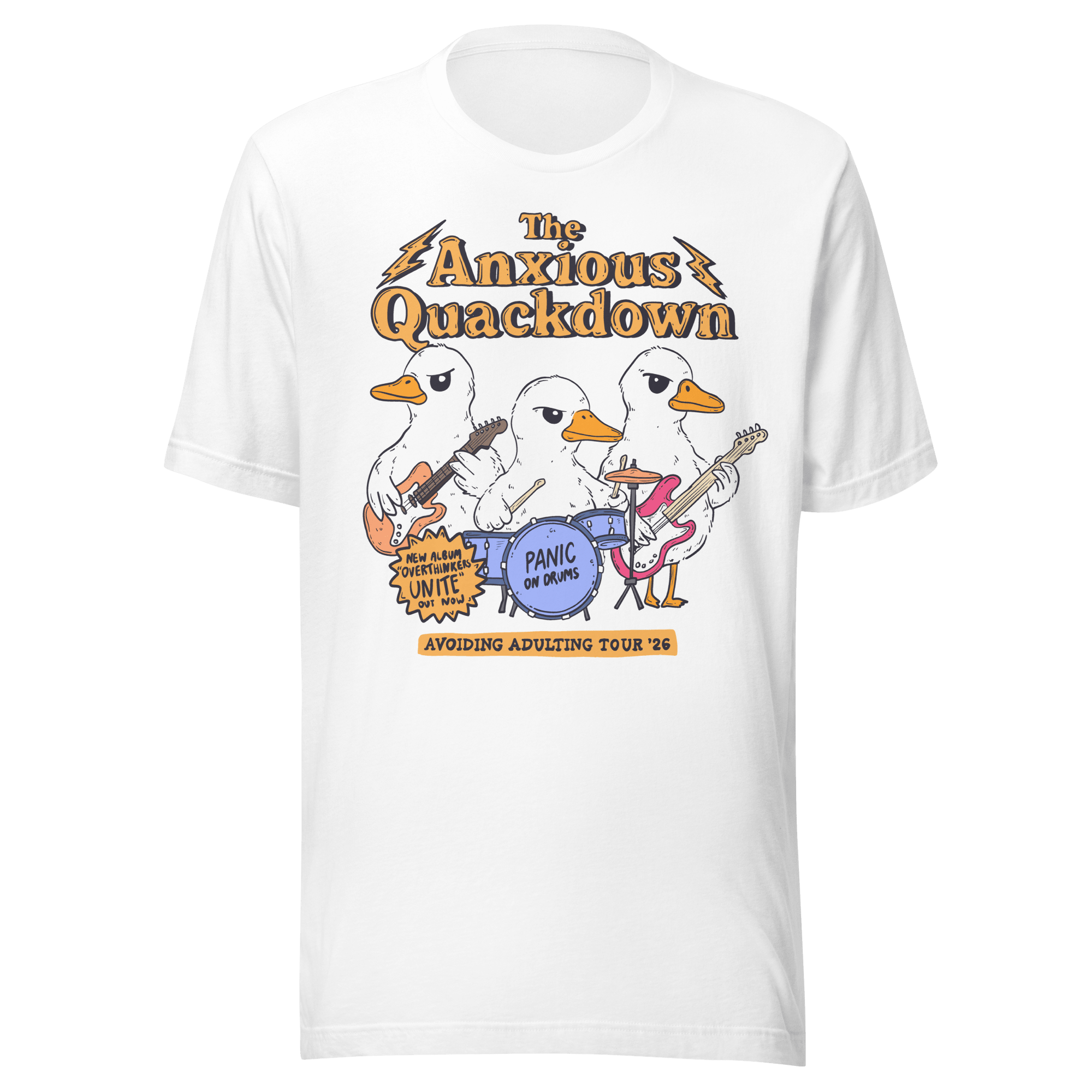 The Anxious Quackdown Band Tee - Jess.a.creates
