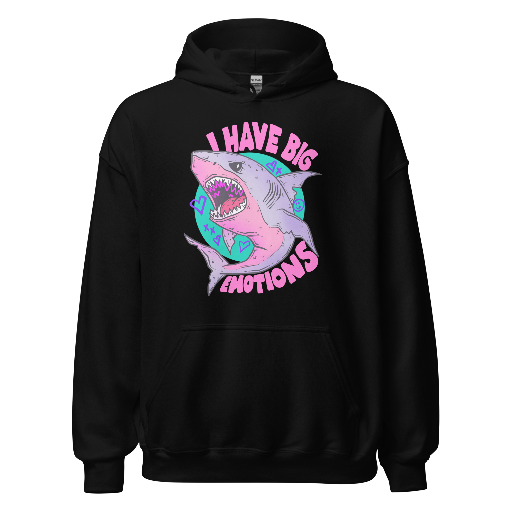 I Have Big Emotions Shark Hoodie