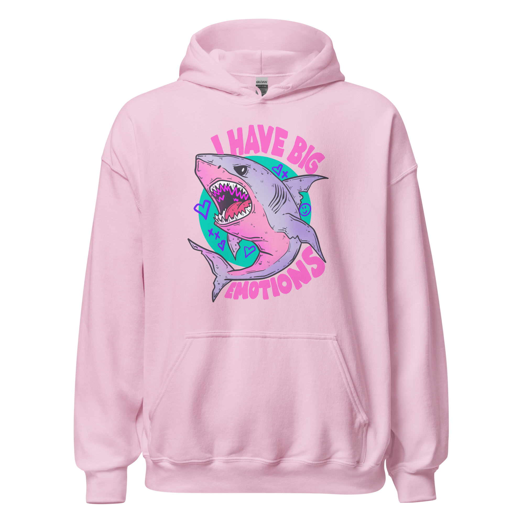 I Have Big Emotions Shark Hoodie