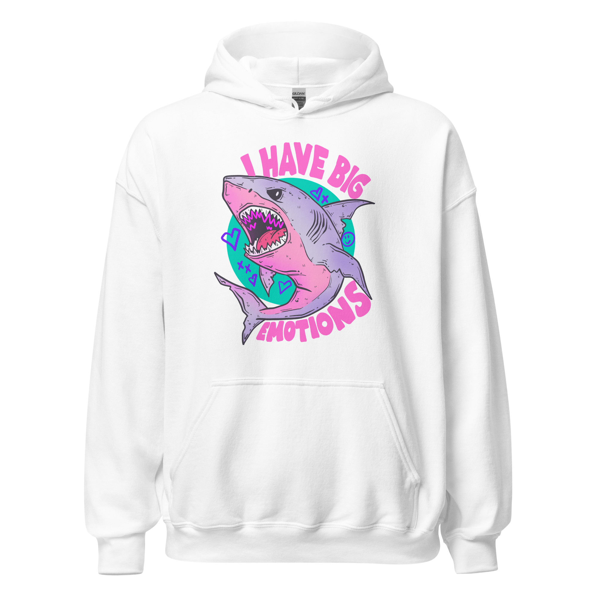 I Have Big Emotions Shark Hoodie
